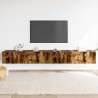 Ensemble de meubles TV 3 pcs Chêne fumé Bois d'ingénierie 632884632884