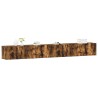 Ensemble de meubles TV 3 pcs Chêne fumé Bois d'ingénierie 632884632884