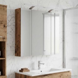 Armoire Miroir de Salle de Bain Bois ancien 80 x 14.5 x 70 cm 632885632885