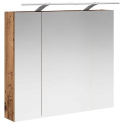 Armoire Miroir de Salle de Bain Bois ancien 80 x 14.5 x 70 cm 632885632885