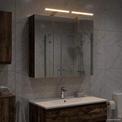 Armoire Miroir de Salle de Bain Bois ancien 70 x 14,5 x 70 cm 632888632888