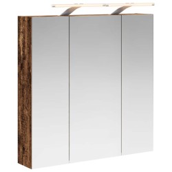 Armoire Miroir de Salle de Bain Bois ancien 70 x 14,5 x 70 cm 632888632888