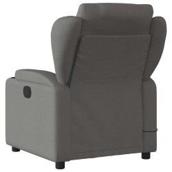 Fauteuil inclinable de massage gris foncé tissu 632889632889