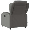Fauteuil inclinable de massage gris foncé tissu 632889632889