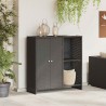 Armoire de rangement avec étagère Noir 100 x 36 x 102 cm Rotin 632890632890