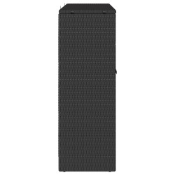 Armoire de rangement avec étagère Noir 100 x 36 x 102 cm Rotin 632890632890