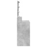 Coiffeuse avec LED gris béton 80x41x144,5 cm 632891632891