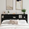 Cabinet de Tête de Lit Chêne noir 200 x 19 x 103,5 cm 632905632905