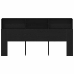 Cabinet de Tête de Lit Chêne noir 200 x 19 x 103,5 cm 632905632905
