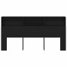 Cabinet de Tête de Lit Chêne noir 200 x 19 x 103,5 cm 632905632905