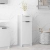 Armoire de salle de bain blanc 32x33,5x90 cm bois d'ingénierie 632906632906