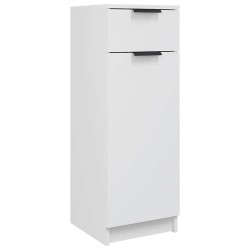 Armoire de salle de bain blanc 32x33,5x90 cm bois d'ingénierie 632906632906