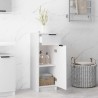 Armoire de salle de bain blanc 32x33,5x90 cm bois d'ingénierie 632906632906