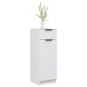 Armoire de salle de bain blanc 32x33,5x90 cm bois d'ingénierie 632906632906