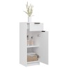 Armoire de salle de bain blanc 32x33,5x90 cm bois d'ingénierie 632906632906