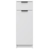 Armoire de salle de bain blanc 32x33,5x90 cm bois d'ingénierie 632906632906
