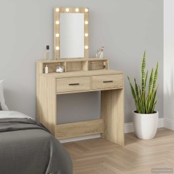 Table de Toilette Marron 79 x 41 x 140 cm Bois d'ingénierie 632915632915