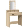 Table de Toilette Marron 79 x 41 x 140 cm Bois d'ingénierie 632915632915