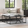 Table basse Chêne noir 100 x 100 x 40 cm Bois d'ingénierie 632925632925