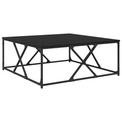 Table basse Chêne noir 100 x 100 x 40 cm Bois d'ingénierie 632925632925