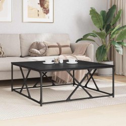 Table basse Chêne noir 100 x 100 x 40 cm Bois d'ingénierie 632925632925