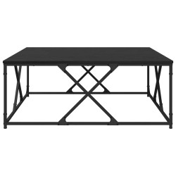 Table basse Chêne noir 100 x 100 x 40 cm Bois d'ingénierie 632925632925