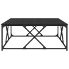Table basse Chêne noir 100 x 100 x 40 cm Bois d'ingénierie 632925632925