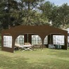 Tente de fête pop-up 575 x 288 x 245 cm Taupe Tissu Oxford 632937632937