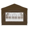 Tente de fête pop-up 575 x 288 x 245 cm Taupe Tissu Oxford 632937632937
