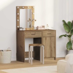 Table de Toilette 2 pcs Marron 50 x 41 x 135 cm 632942632942