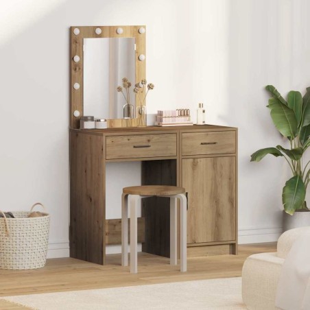 Table de Toilette 2 pcs Marron 50 x 41 x 135 cm 632942632942