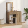 Table de Toilette 2 pcs Marron 50 x 41 x 135 cm 632942632942