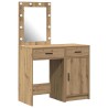 Table de Toilette 2 pcs Marron 50 x 41 x 135 cm 632942632942