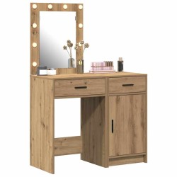 Table de Toilette 2 pcs Marron 50 x 41 x 135 cm 632942632942