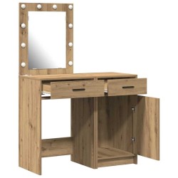 Table de Toilette 2 pcs Marron 50 x 41 x 135 cm 632942632942