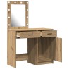 Table de Toilette 2 pcs Marron 50 x 41 x 135 cm 632942632942
