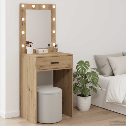 Table de Toilette Chêne artisanal 50 x 41 x 135 cm 632943632943