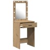 Table de Toilette Chêne artisanal 50 x 41 x 135 cm 632943632943