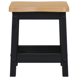 Tabouret de bar EKAI 2 pcs Noir 40 x 29 x 45,5 cm 632946632946