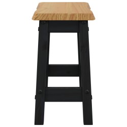 Tabouret de bar EKAI 2 pcs Noir 40 x 29 x 45,5 cm 632946632946