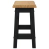 Tabouret de bar EKAI 2 pcs Noir 40 x 29 x 45,5 cm 632946632946