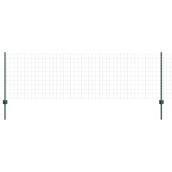 Clôture Euro avec poteau 25 x 0,8 m Acier recouvert de PVC Vert 632947632947