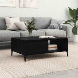 Table basse Chêne noir 90 x 60 x 35 cm Bois d'ingénierie 632955632955