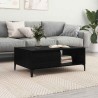 Table basse Chêne noir 90 x 60 x 35 cm Bois d'ingénierie 632955632955