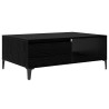 Table basse Chêne noir 90 x 60 x 35 cm Bois d'ingénierie 632955632955