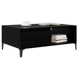 Table basse Chêne noir 90 x 60 x 35 cm Bois d'ingénierie 632955632955