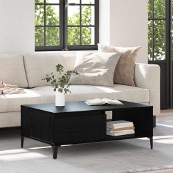 Table basse Chêne noir 90 x 60 x 35 cm Bois d'ingénierie 632955632955