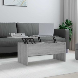 Table basse Sonoma gris 102x50,5x46,5 cm Bois d'ingénierie 632959632959