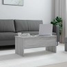 Table basse Sonoma gris 102x50,5x46,5 cm Bois d'ingénierie 632959632959