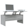 Table basse Sonoma gris 102x50,5x46,5 cm Bois d'ingénierie 632959632959